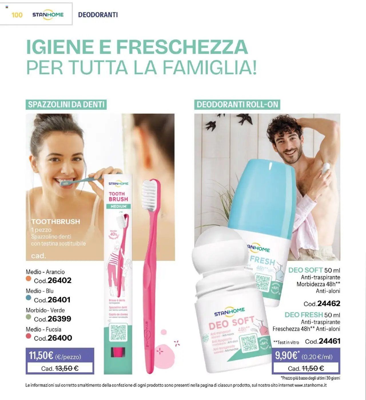 Volantino Stanhome del 30.09.2025 | Pagina: 102 | Prodotti: Antitraspirante, Spazzolino