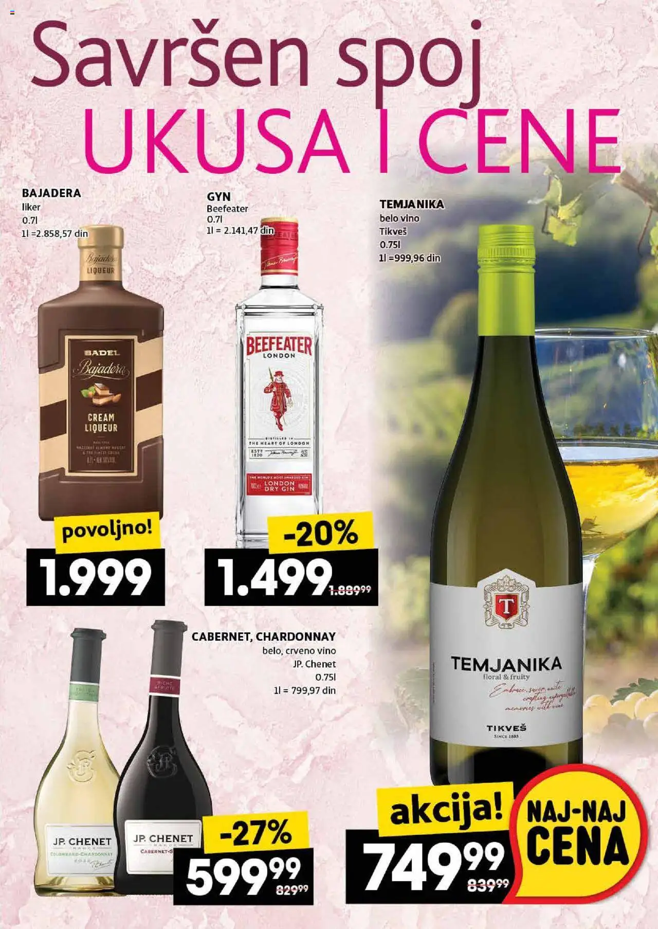 Idea katalog - važi od 24.07.2025 | Strana: 43 | Proizvode: Liker, Dry gin, Gin, Vino