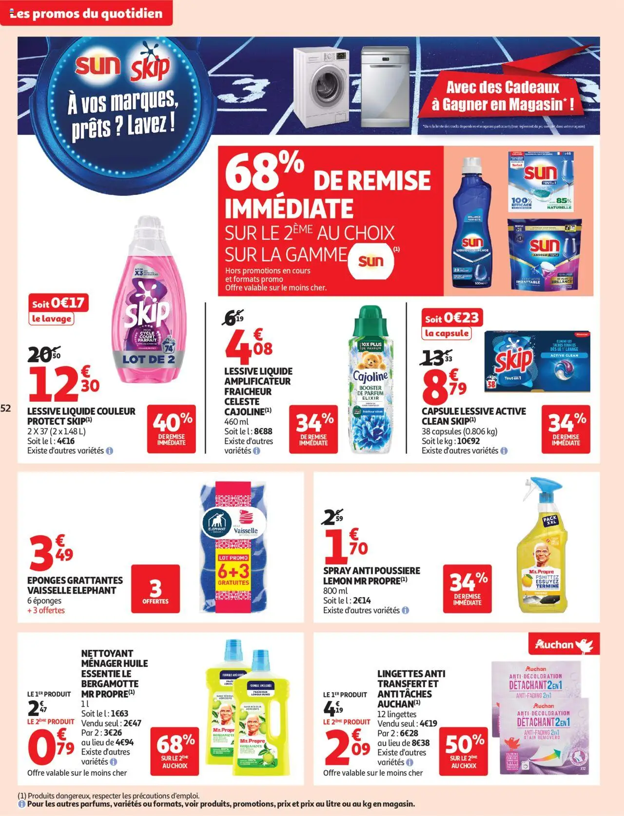 {H1} | Page: 53 | Produits: Bergamote, Lessive Liquide, Détachant, Lessive