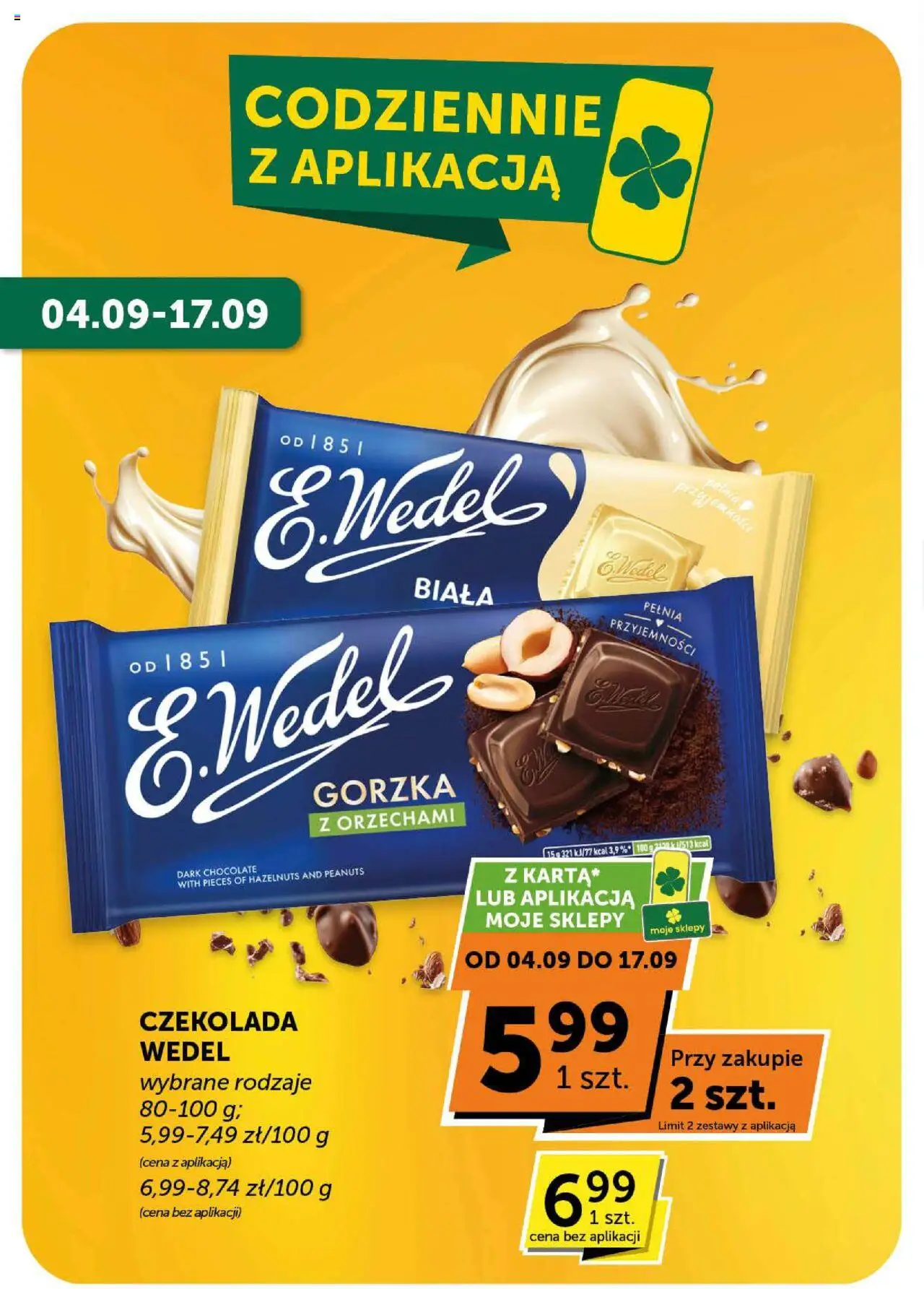 Euro Sklep Gazetka od 04.09.2025 | Strona: 10 | Produkty: Czekolada