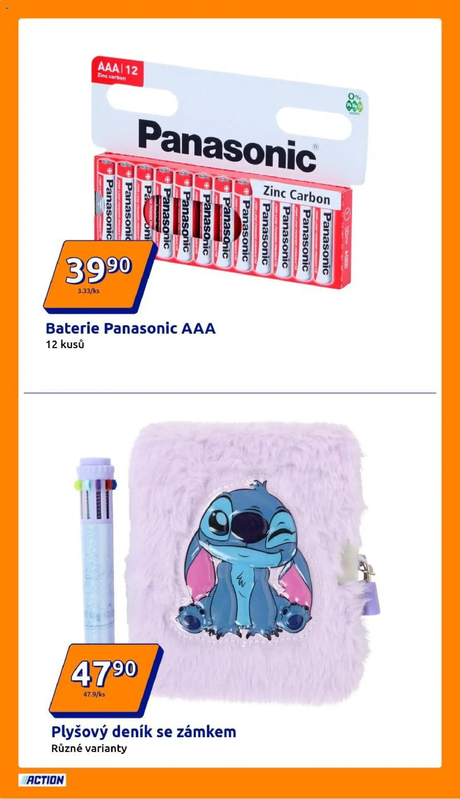 Action leták od 10.12.2025 | Strana: 2 | Produkty: Baterie