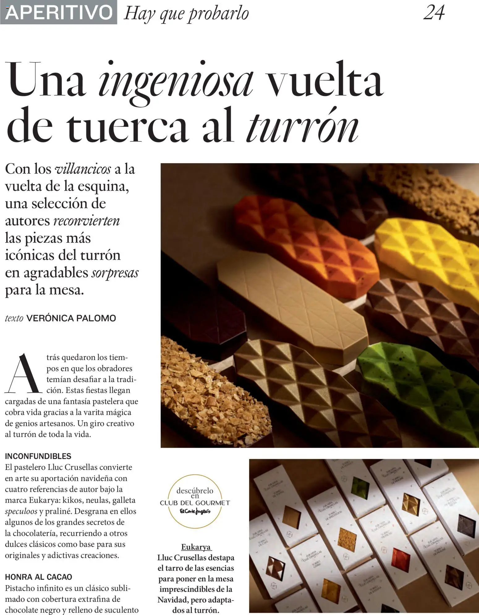 El Corte Inglés ofertas │ válido desde el 11.12.2025 | Página: 24 | Productos: Chocolate, Mesa, Φρυγανιές σικάλεως