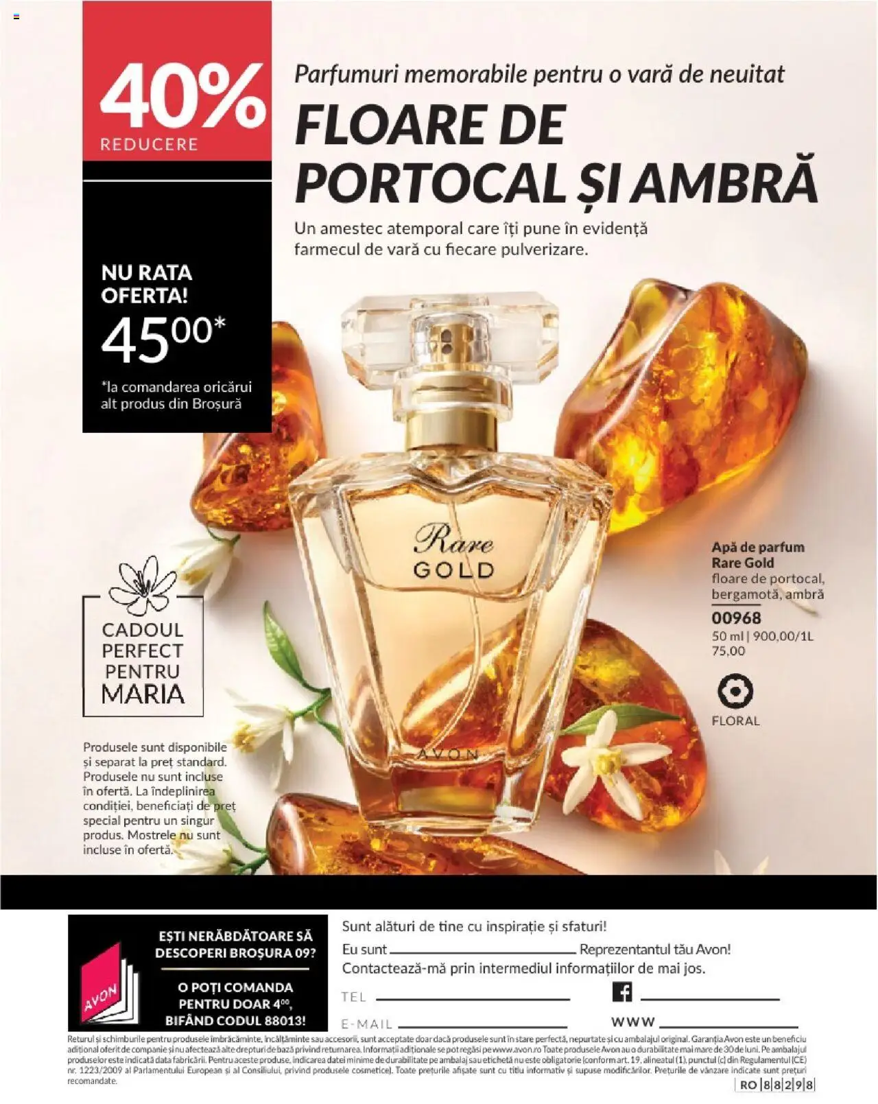 Catalog Avon - 08 2025 – valabil de la 01.08.2025 | Pagină: 196 | Produse: Apă de parfum, Parfum, Rață, Apă