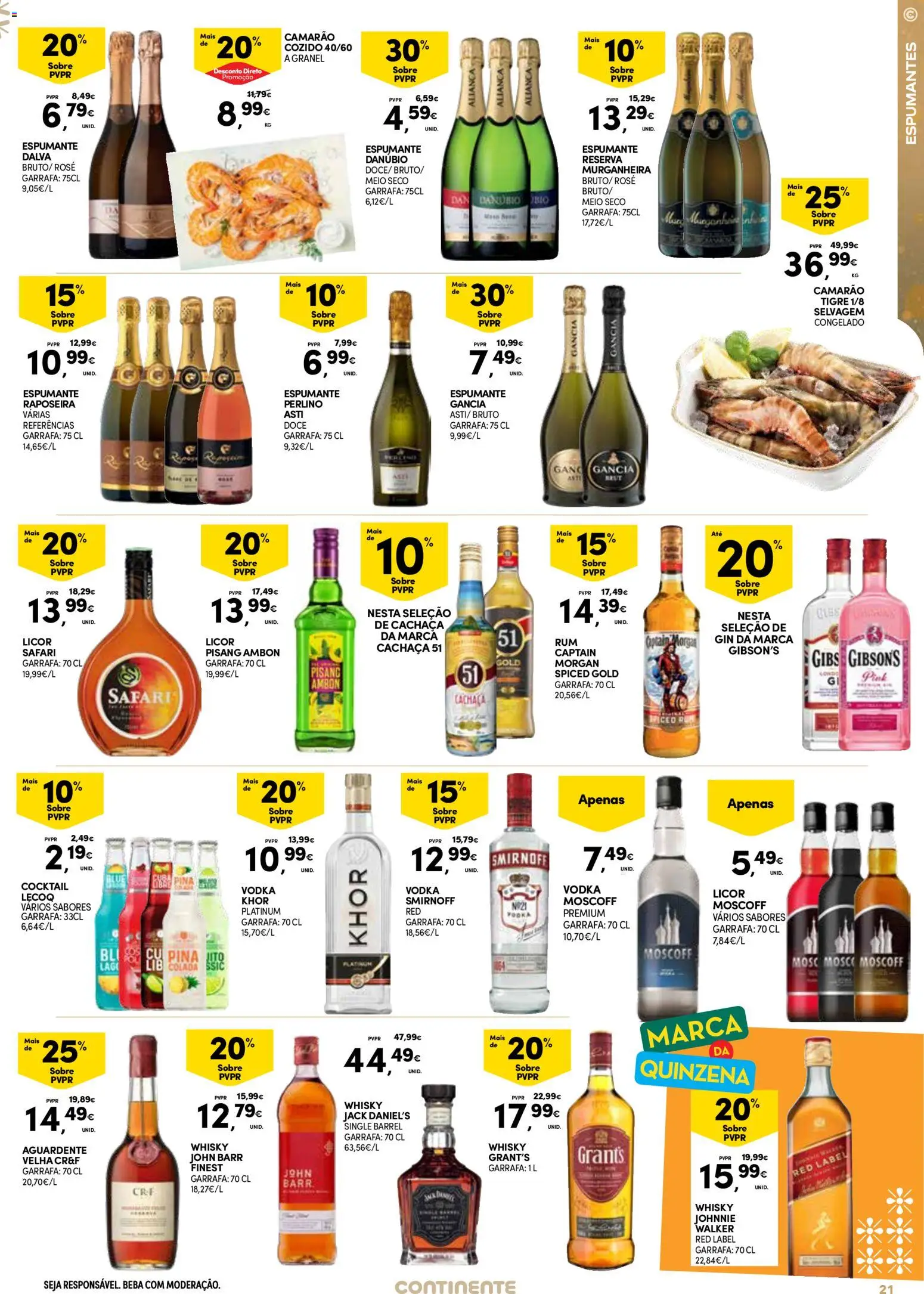 Continente - Açores: Fim de Ano │ válido de 26.12.2025 | Página: 21 | Produtos: Whisky, Espumante, Aliança, Licor