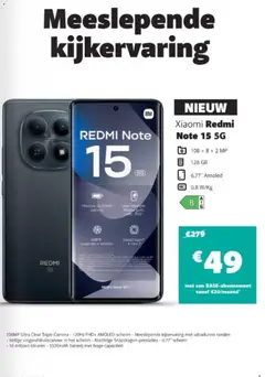 Base folder / publicité - Voorbeeld van een folder van Base, geldig van 03.12.2025 | Pagina: 5 | Producten: Camera, Batterij, Scherm