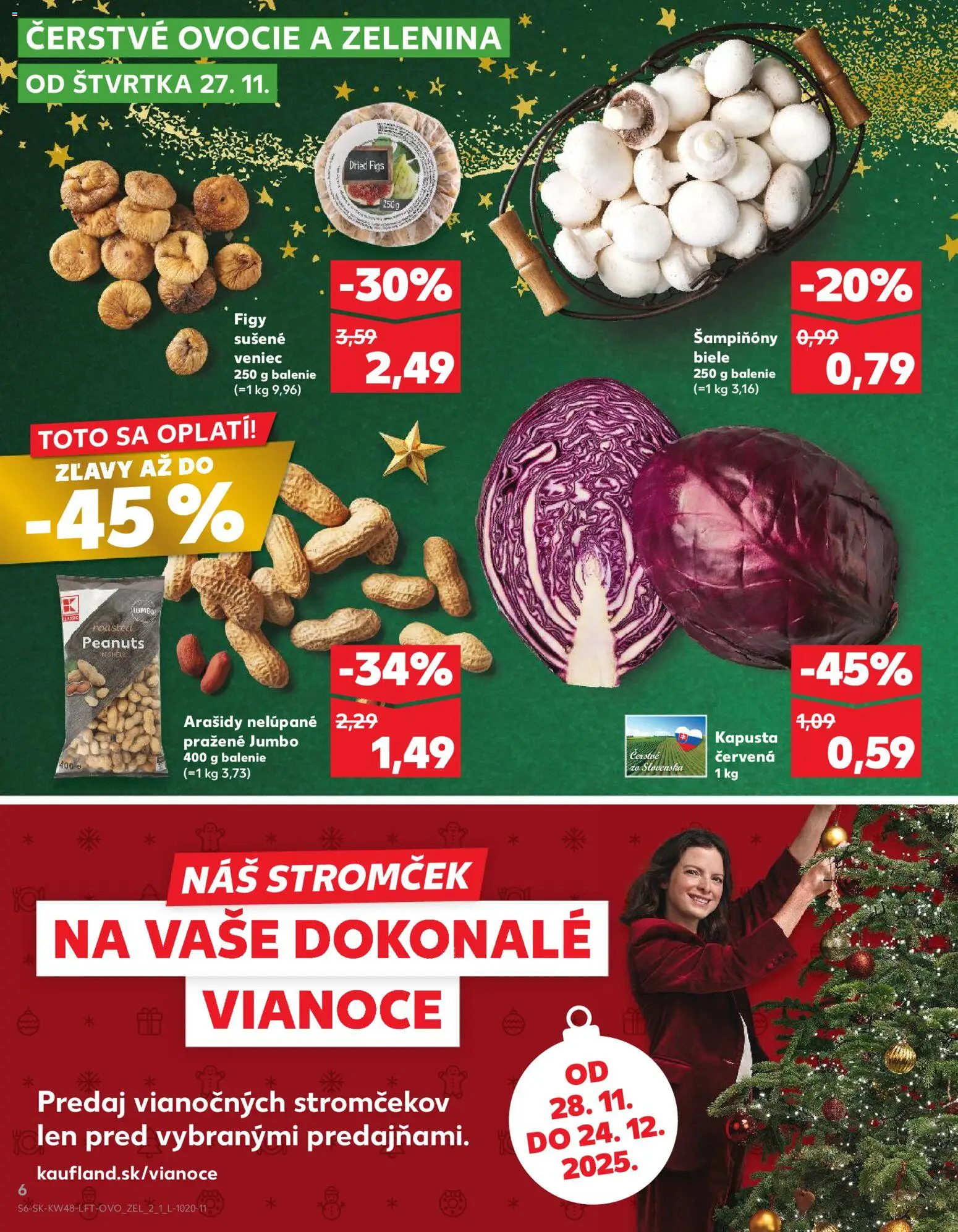 Kaufland SK akciós ujság - amely érvényes a következő dátumtól: 27.11.2025 | Oldal: 6