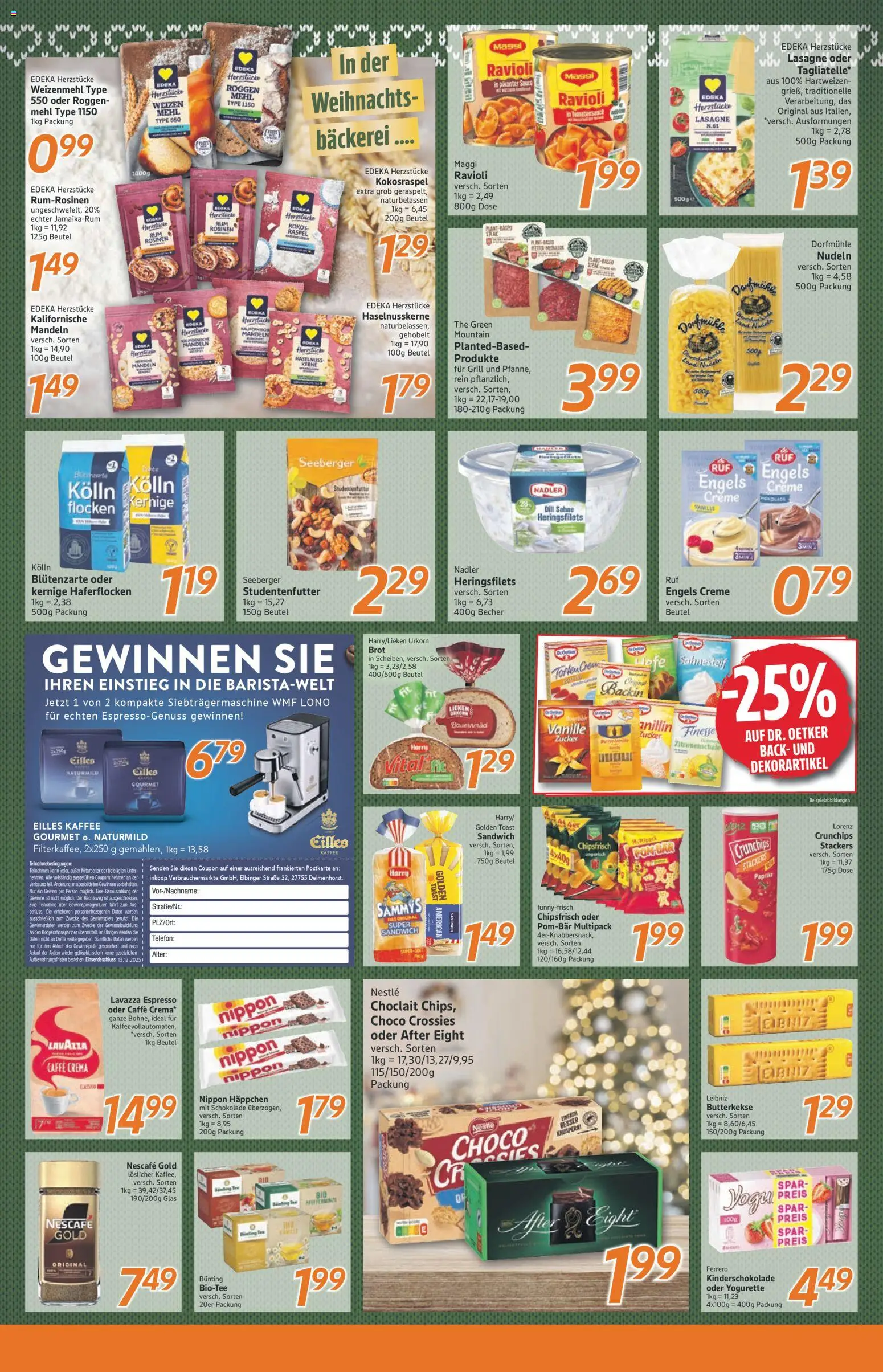 Inkoop Prospekt 	 – gültig ab 24.11.2025 | Seite: 5 | Produkte: Lavazza, Mehl, Maggi, Kaffee