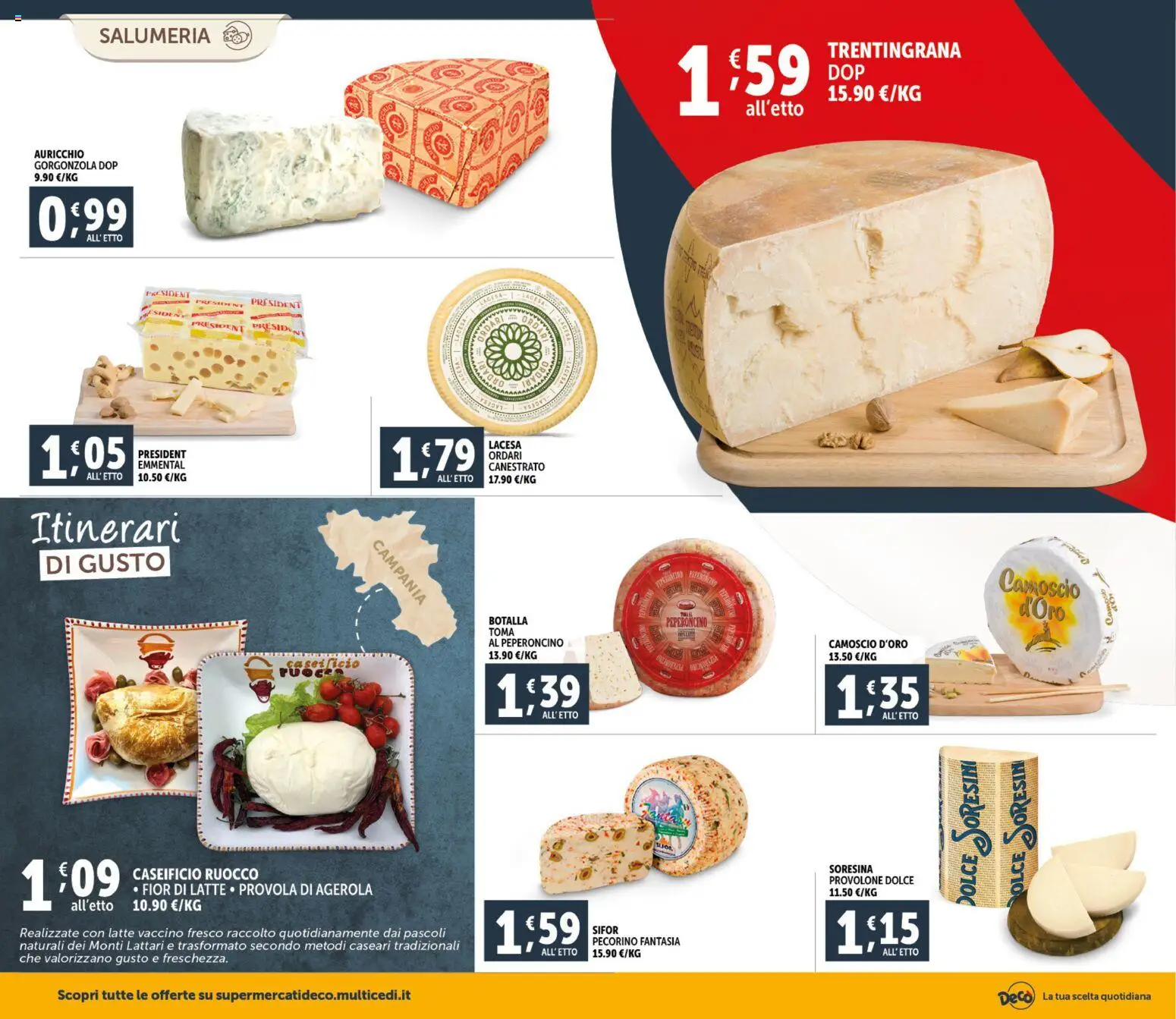 Volantino Decò del 06.03.2026 | Pagina: 4 | Prodotti: Provolone, Peperoncino, Provola, Pecorino