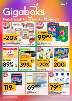 Forhåndsvisning av Gigaboks kundeavis gyldig fra 12.01.2026