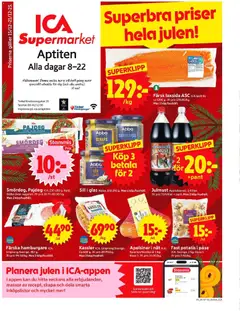 ICA Supermarket - erbjudanden - Förhandsvisning av reklamblad från butik ICA Supermarket aktuell från 15.12.2025