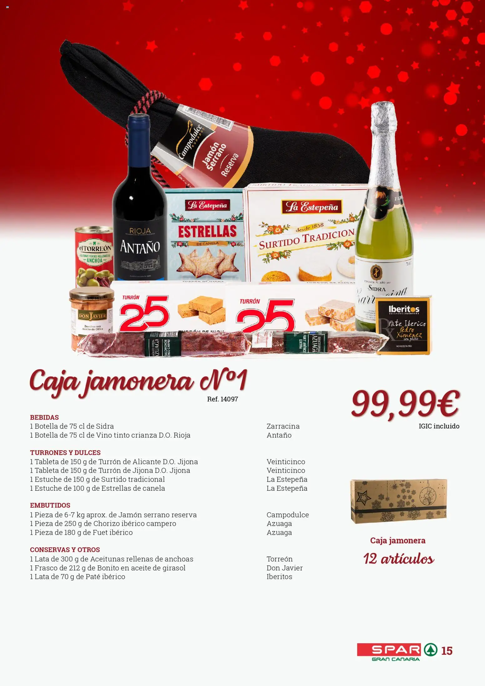 Spar folleto │ válido desde el 31.10.2025 | Página: 15 | Productos: Aceite, Vino, Tableta, Anchoa