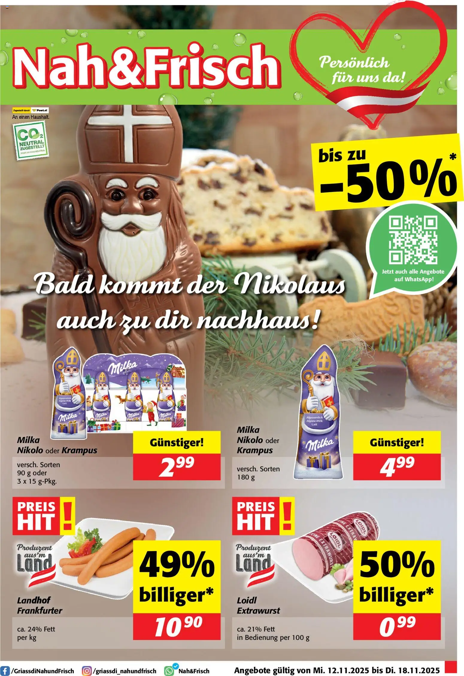 Nah und Frisch Flugblatt gültig ab 12.11.2025 | Seite: 1