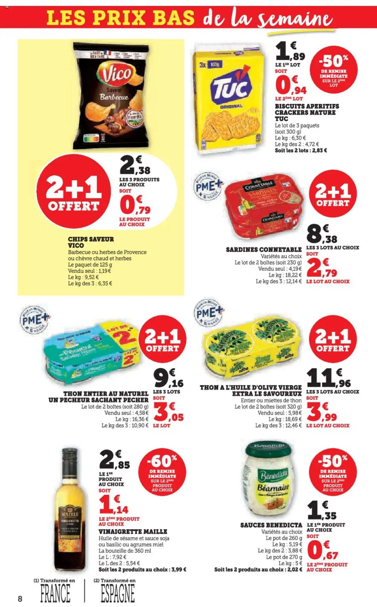  | Page: 8 | Produits: Barbecue, Sardines, Miel, Biscuits