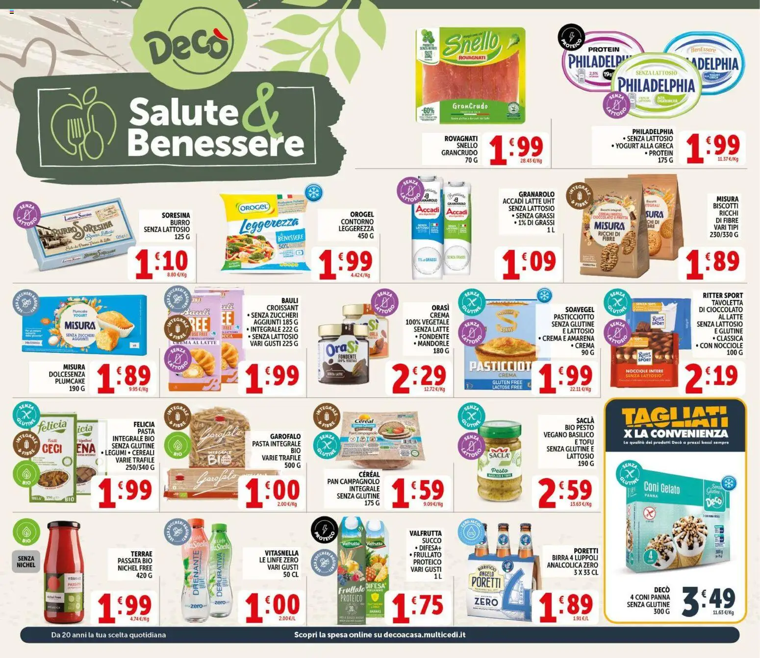 Volantino Decò del 09.04.2026 | Pagina: 12 | Prodotti: Cioccolato, Frutta, Ananas, Pesto