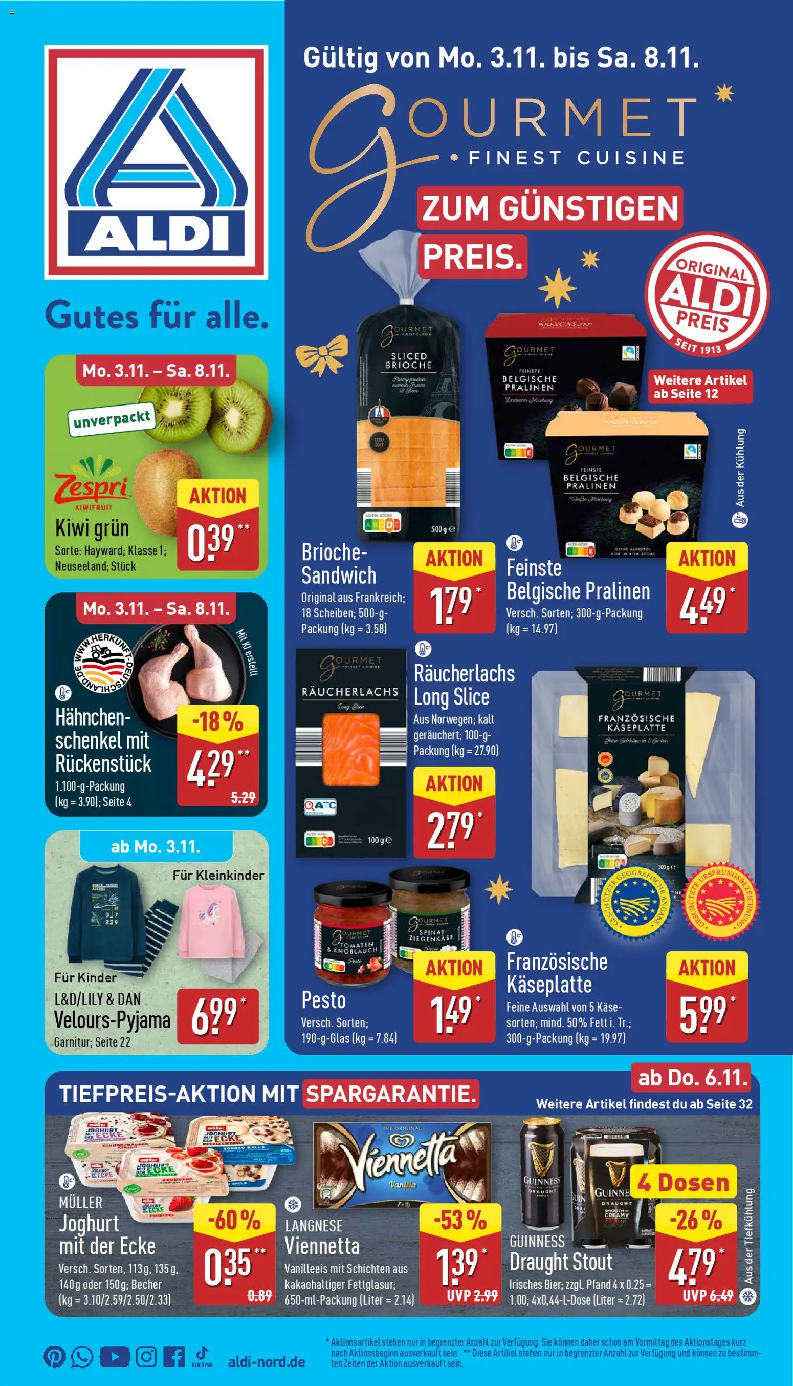 Aldi Prospekt 	 – gültig ab 03.11.2025 | Seite: 1