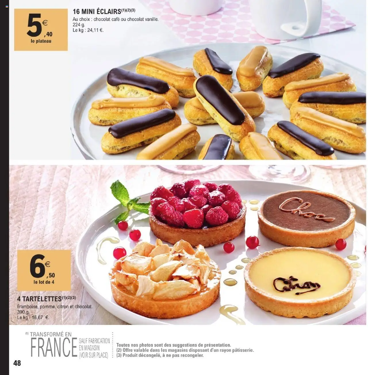  | Page: 48 | Produits: Citron, Plateau, Café, Chocolat