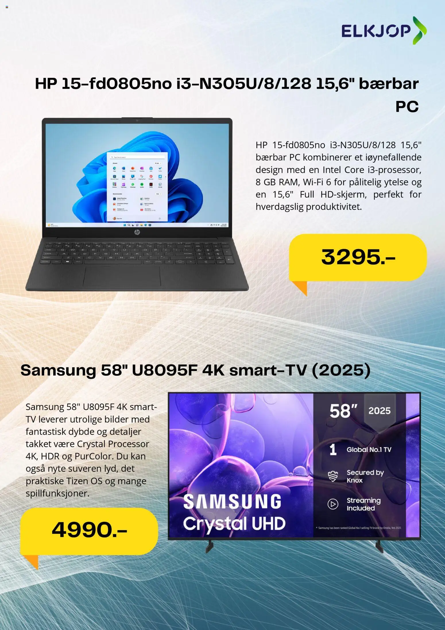 {H1} | Side: 3 | Produkter: Pc, Thon en boite, Tv