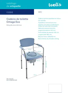 Pré-visualização Well’s Catálogo de Ortopedia válido de 12.02.2024 | Página: 148 | Produtos: Cadeira