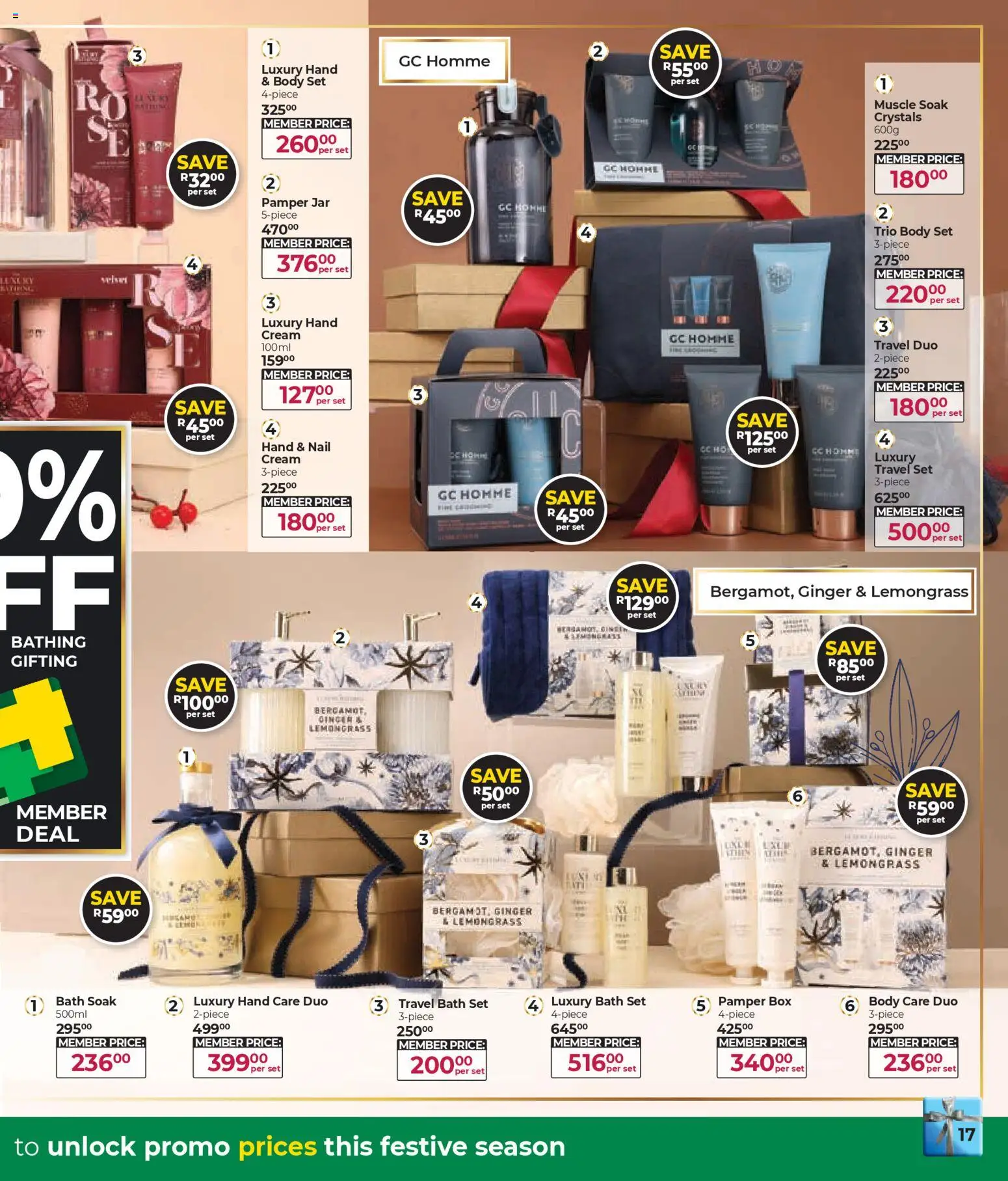 New Dis-Chem catalogue – valid from 29.10.2025 | Page: 17 | Products: Box, Bath, Cream, Hand cream