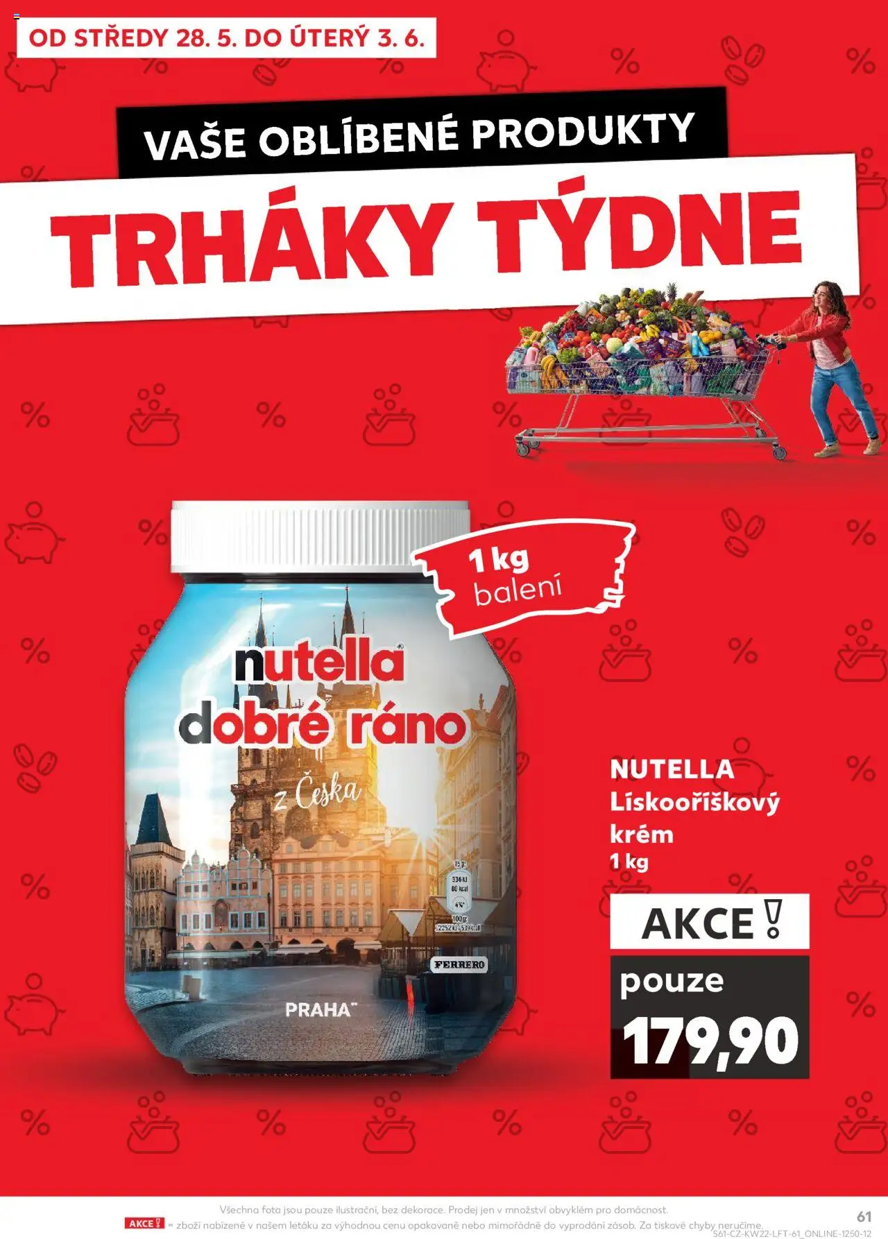 Kaufland leták - Praha 4 od 28.05.2025 | Strana: 61 | Produkty: Krém, Nutella