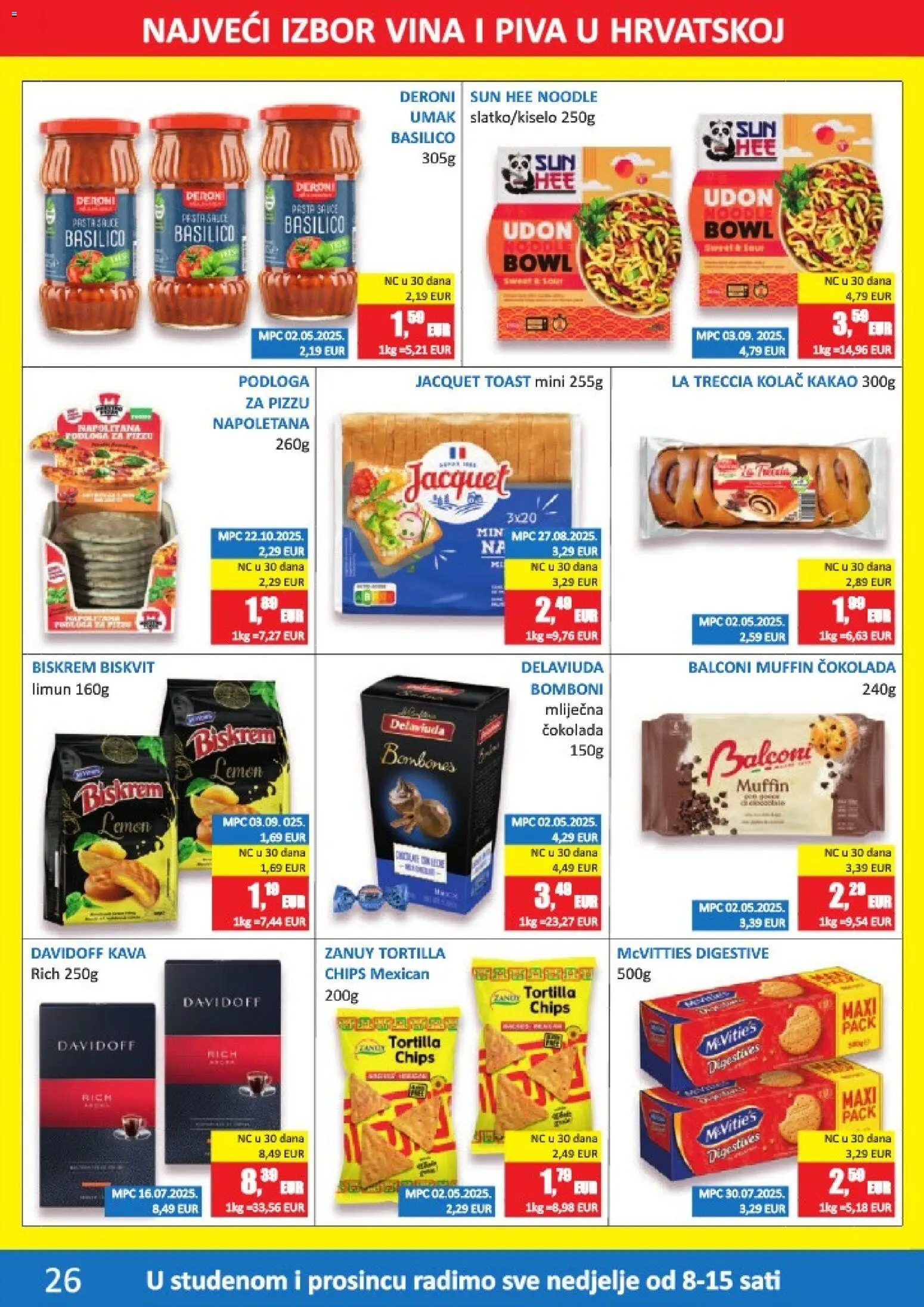 Vrutak katalog | vrijedi od 10.11.2025 | Stranica: 26 | Proizvodi: Čokolada, Bomboni, Noodle, Limun