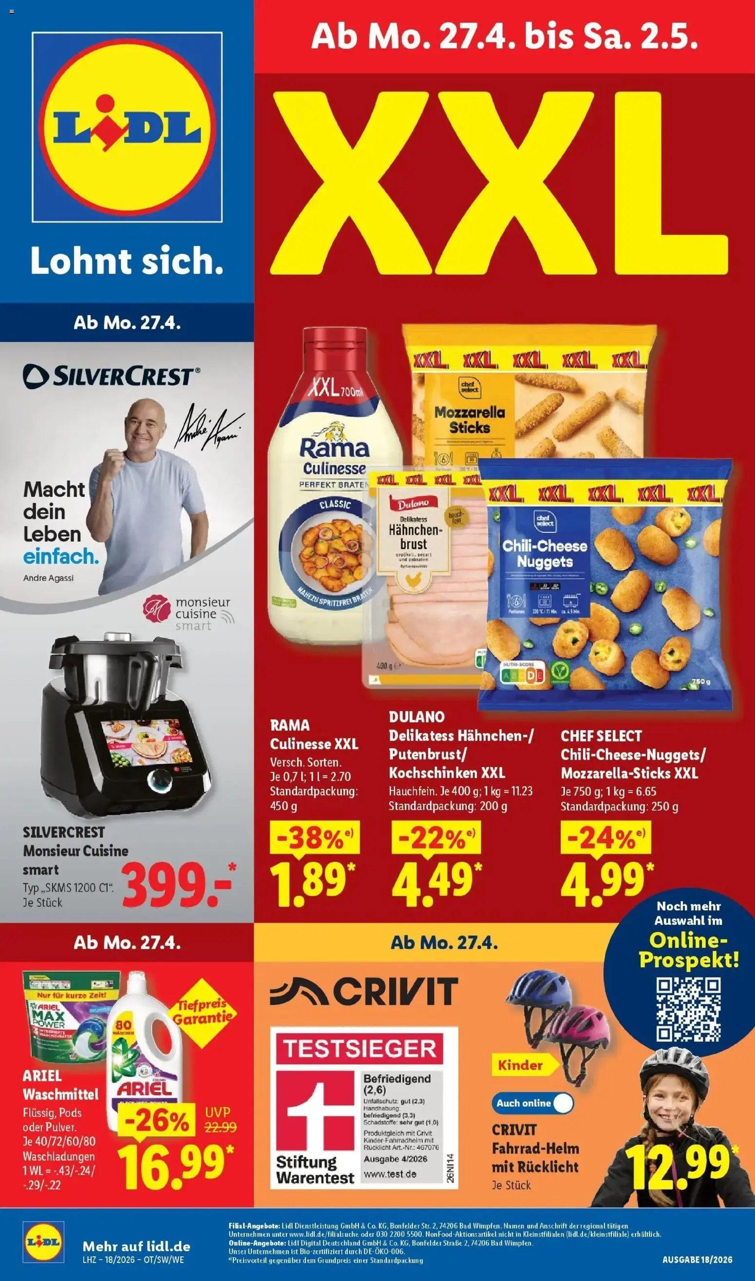 Lidl Německo leták od 27.04.2026 💥 Nenechte si ujít TOP nabídky! ⭐ | Česko