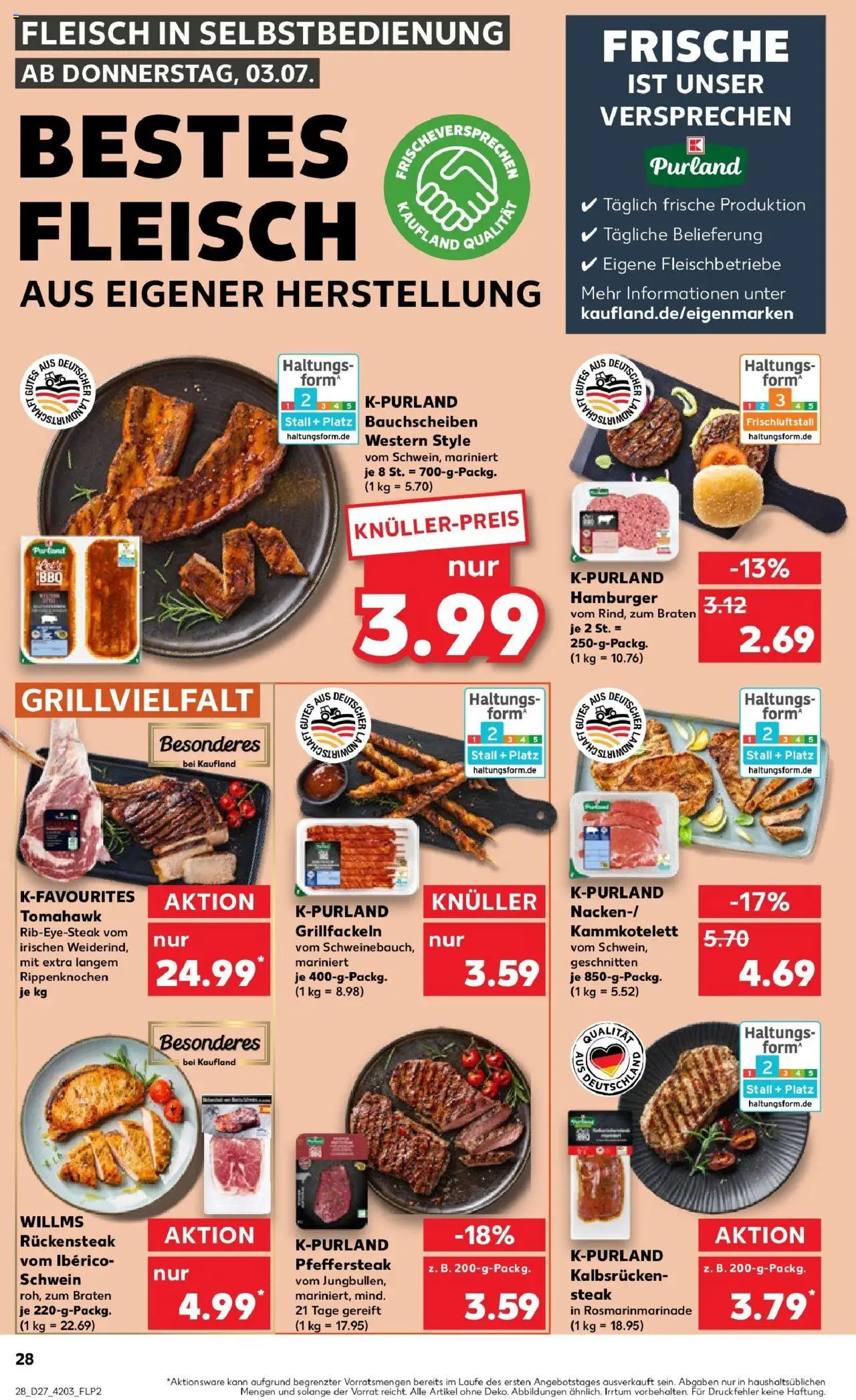 Kaufland prospekt Ettlingen	 - gültig ab dem 06.07.2025 | Seite: 43 | Produkte: Steak, Fleisch