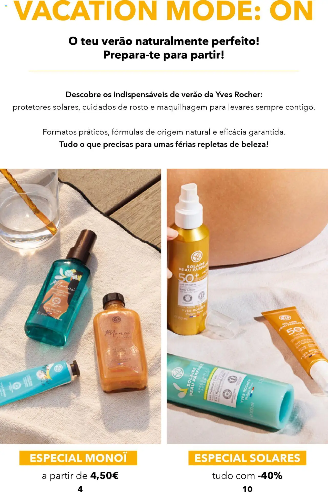 Yves Rocher catálogo 10 │ válido de 31.07.2025 | Página: 3 | Produtos: Maquilhagem, Protetor solar