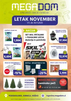 Megadom katalog akcije – veljaven od 01.11.2025