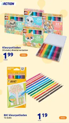 Action - Cadeautjesfolder - Voorbeeld van een folder van Action, geldig van 08.10.2025 | Pagina: 113 | Producten: Kleurpotloden