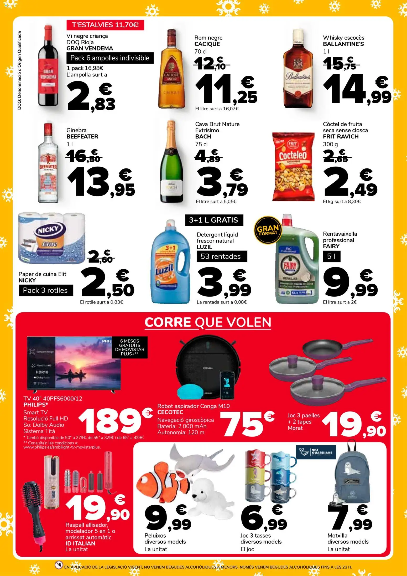 Supeco folleto │ válido desde el 18.12.2025 | Página: 3 | Productos: Ginebra, Whisky, Aspirador, Batería