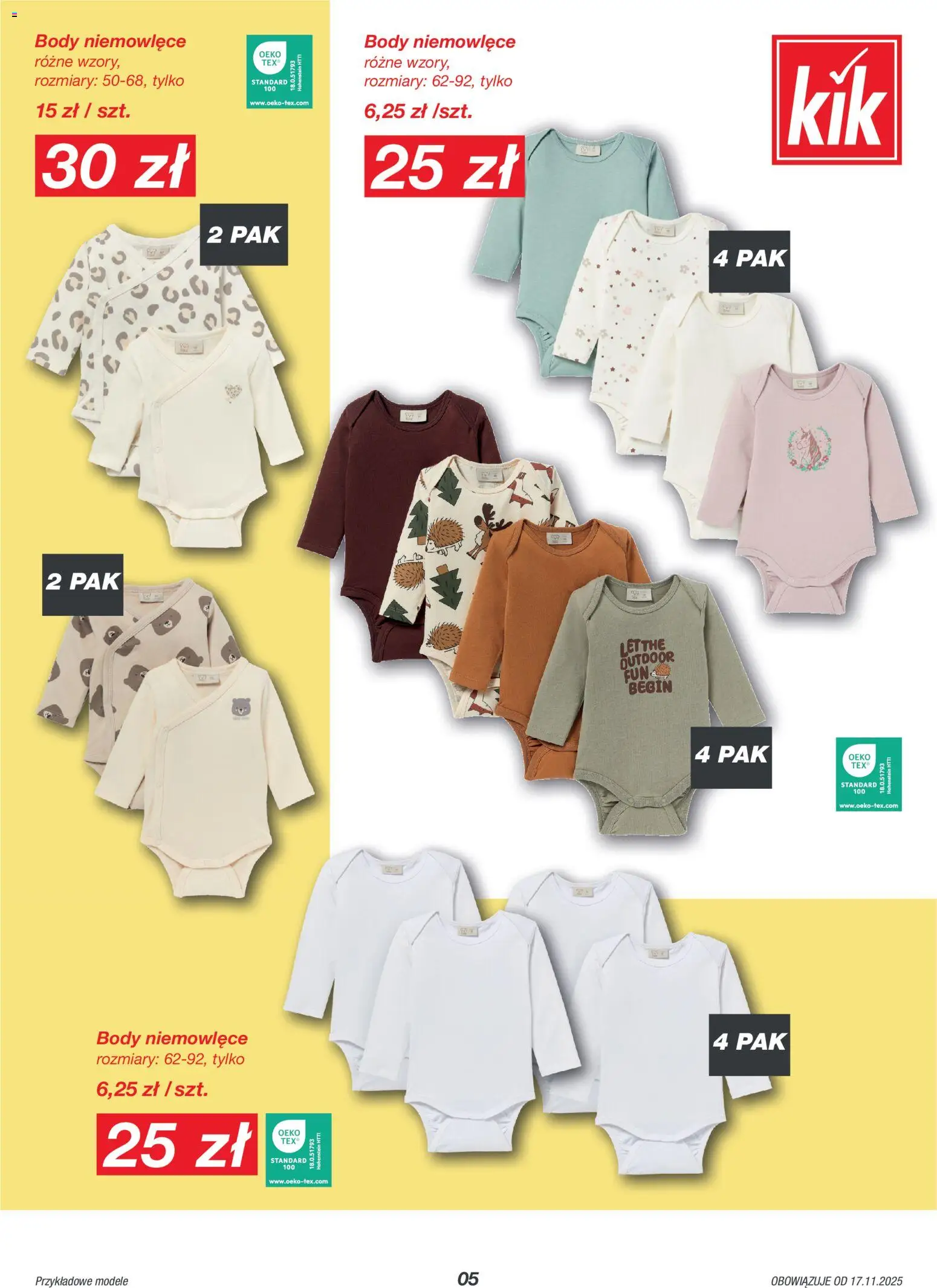 Kik Black Friday od 17.11.2025 | Strona: 5 | Produkty: Body