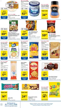 Náhled letáku Lindt Lindor Pralinky, Pralinky 200 g, více druhů od 28.01.2026 | Strana: 6 | Produkty: Lindt, Těstoviny, Bebe, Nugety