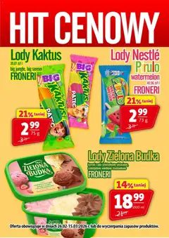 Pogląd oferty "Prim Market Promocja - Lody Froneri" - ważna od 26.02.2026