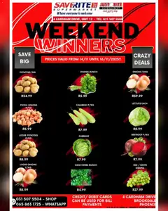 Saverite specials catalogue – valid from 14.11.2025