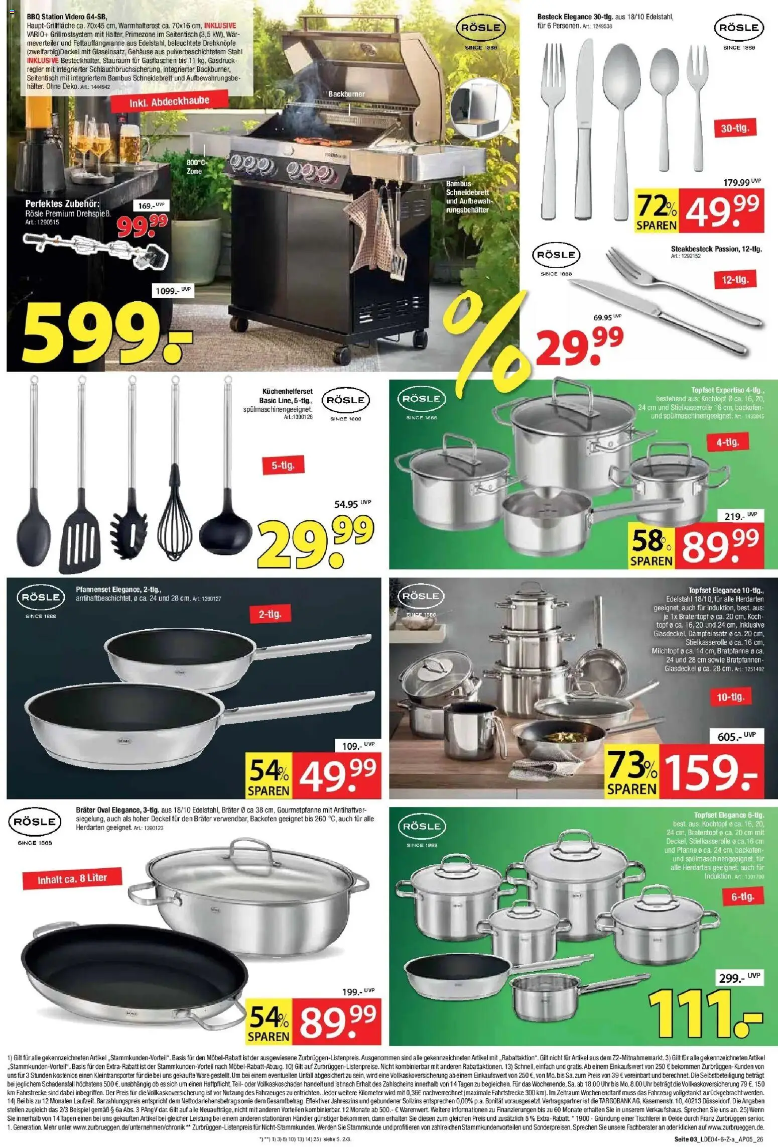 Zurbrüggen Mai Shopping Days – gültig ab 25.04.2026 | Seite: 3 | Produkte: Backofen, Uhr