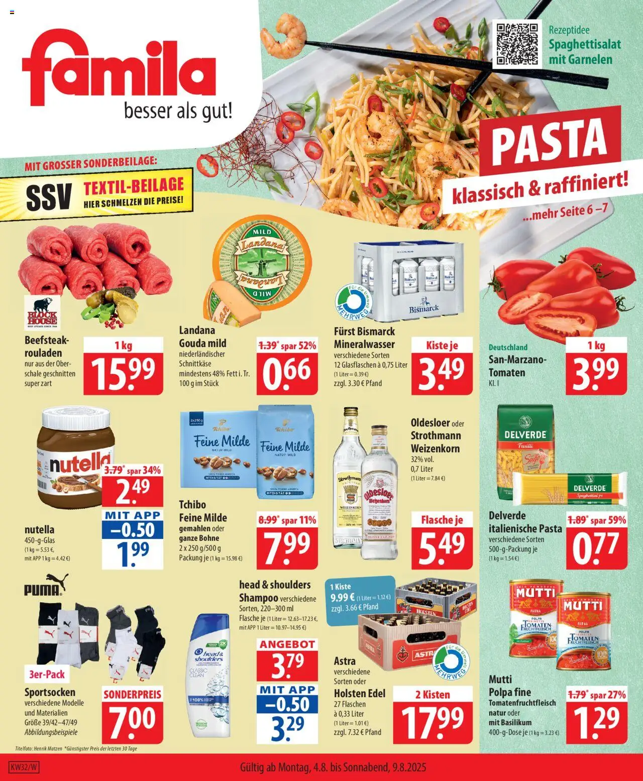 Famila Prospekt 	 - gültig ab dem 04.08.2025 | Seite: 1