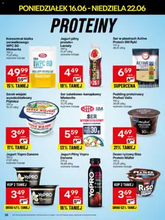 Delikatesy Centrum Gazetka od 16.06.2025 | Strona: 20 | Produkty: Jogurt pitny, Serek wiejski, Ser, Jogurt
