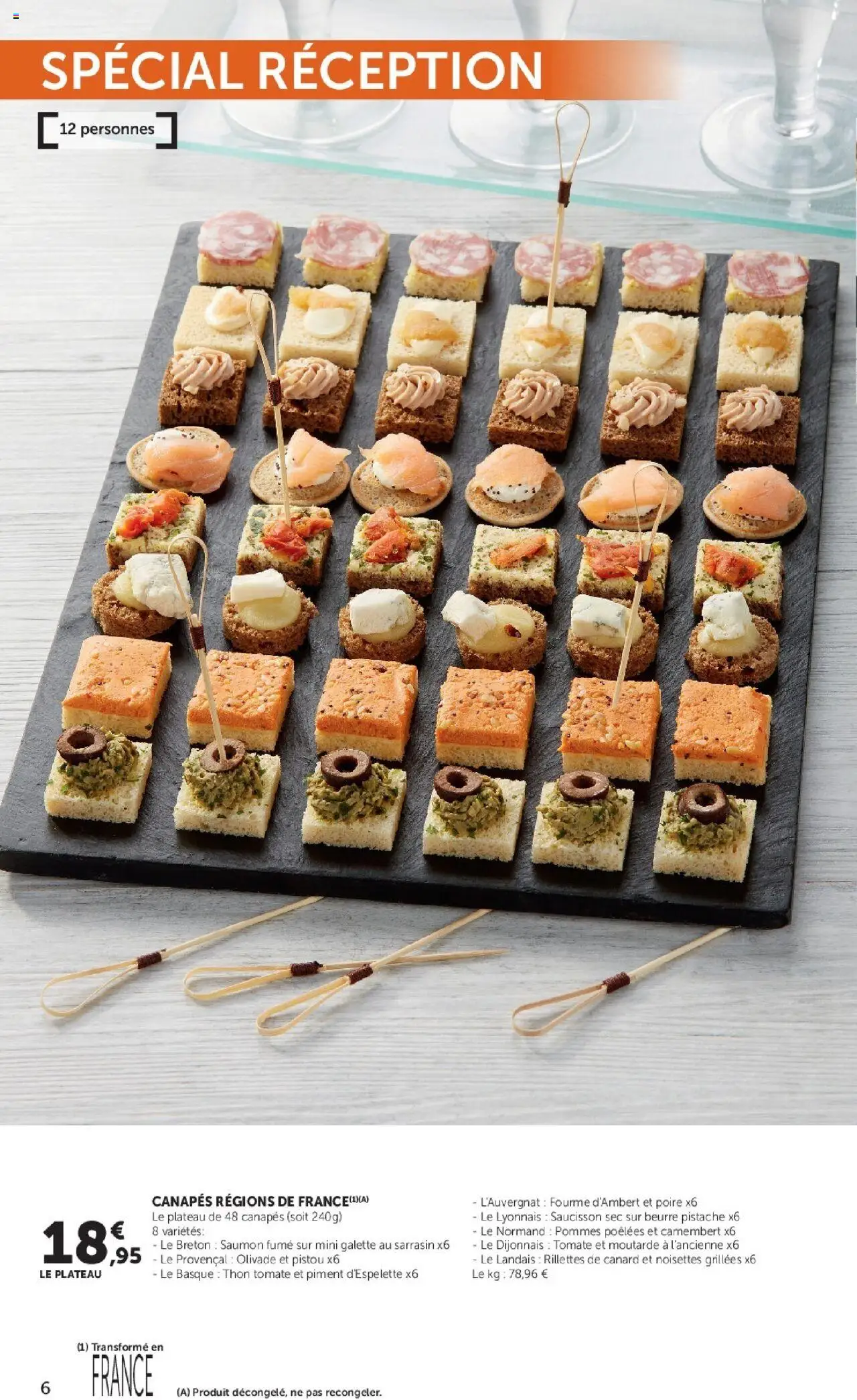 {H1} | Page: 6 | Produits: Poire, Beurre, Moutarde, Camembert