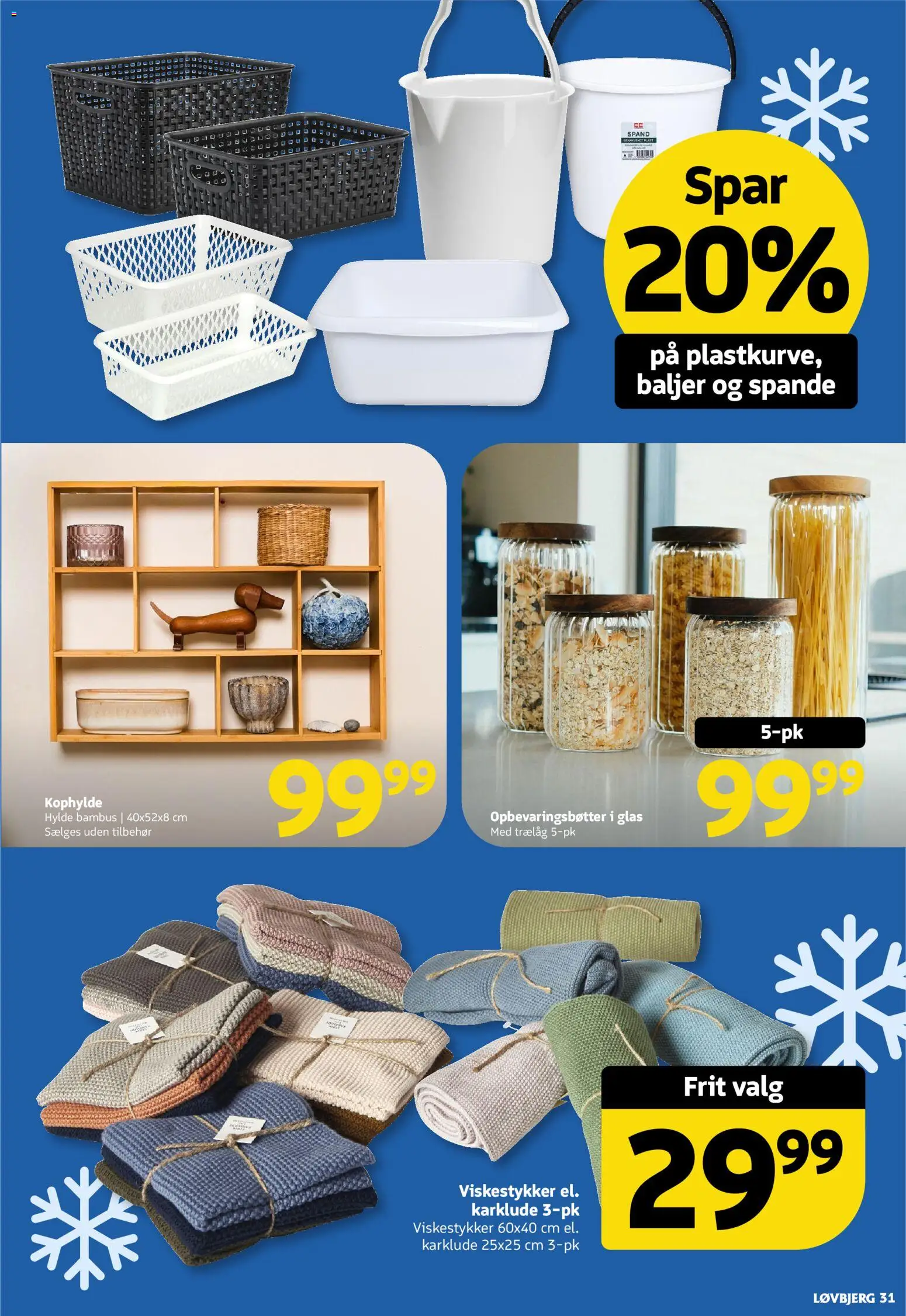 Løvbjerg tilbudsavis – gyldig fra 20.02.2026 | Side: 31 | Produkter: Hylde, Viskestykker