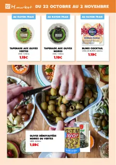Hmarket - Prévisualisation de Hmarket catalogue valide à partir de 22.10.2025 | Page: 7 | Produits: Olives, Blinis