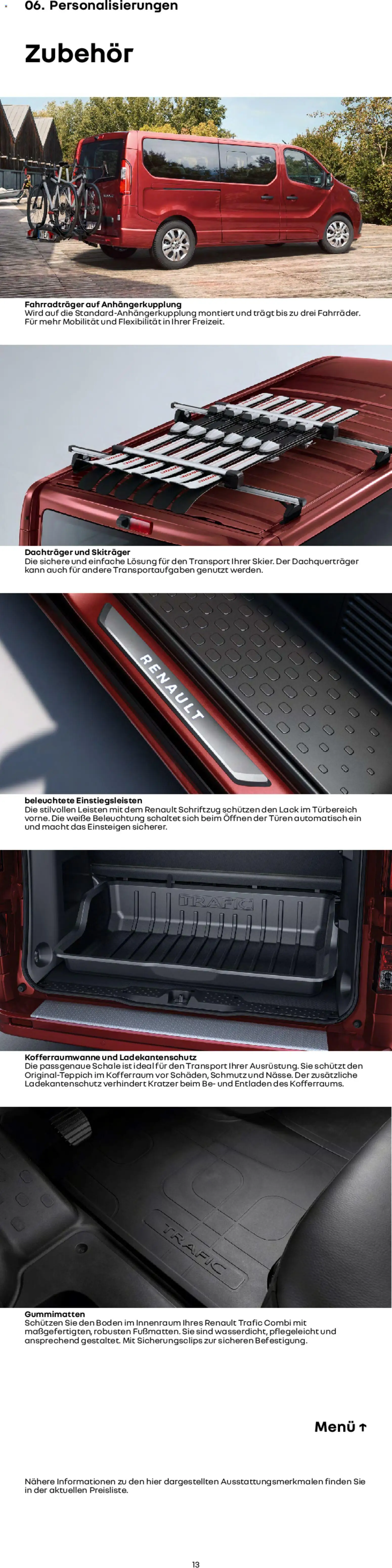 Renault Trafic Combi – gültig ab 15.01.2026 | Seite: 13