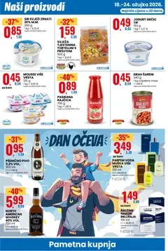 Katalog Eurospin - Pregled kataloga iz trgovine Eurospin, vrijedi od 18.03.2026 | Stranica: 12 | Proizvodi: Sir, Grah, Pivo, Tortellini