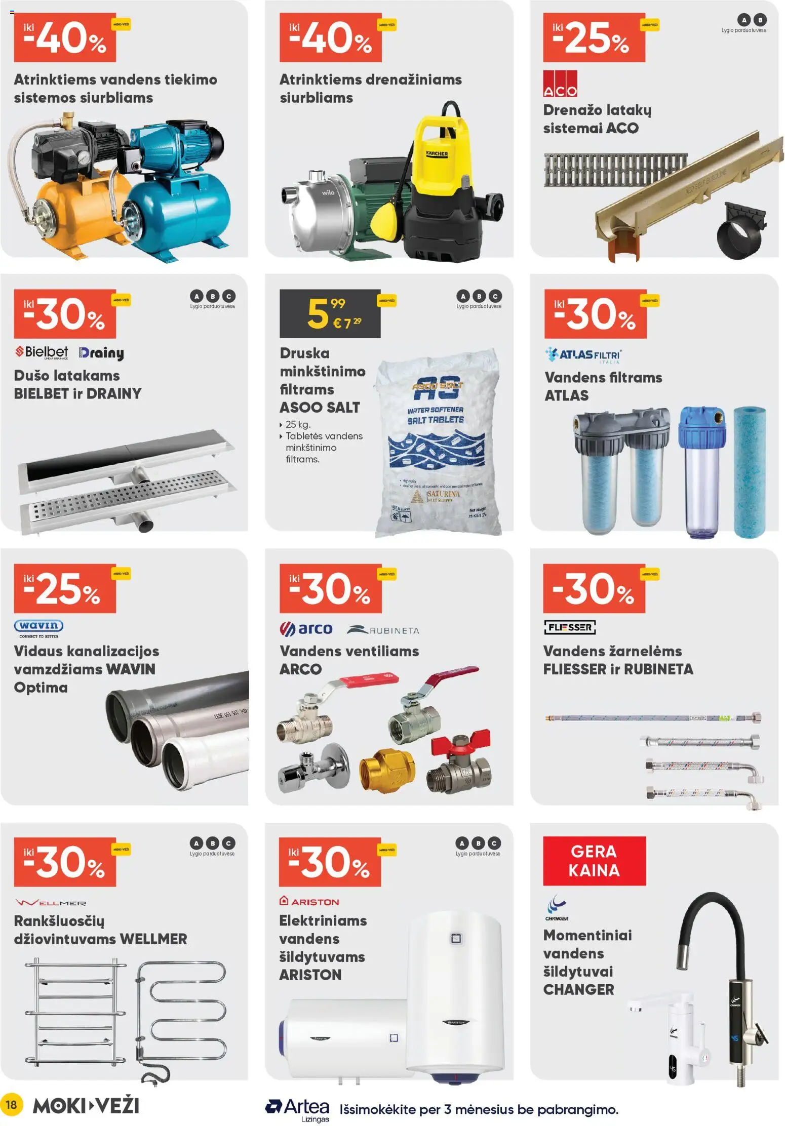 MOKI VEŽI akcijos nuo 02.04.2026 | Puslapis: 18 | Prekių: Druska