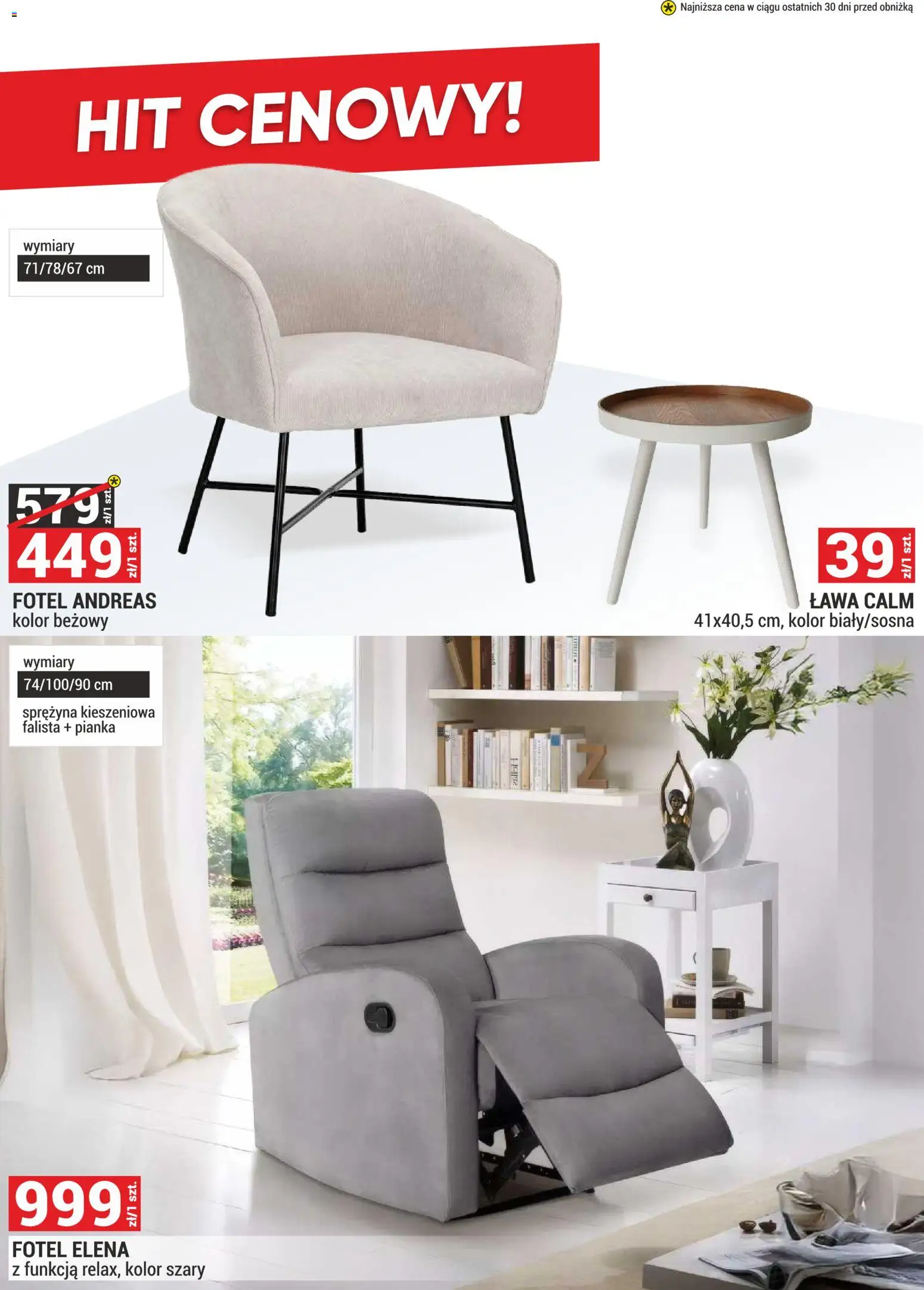 Merkury Market Gazetka - Meble, Wypoczynki, Materace od 01.12.2025 | Strona: 31 | Produkty: Fotel