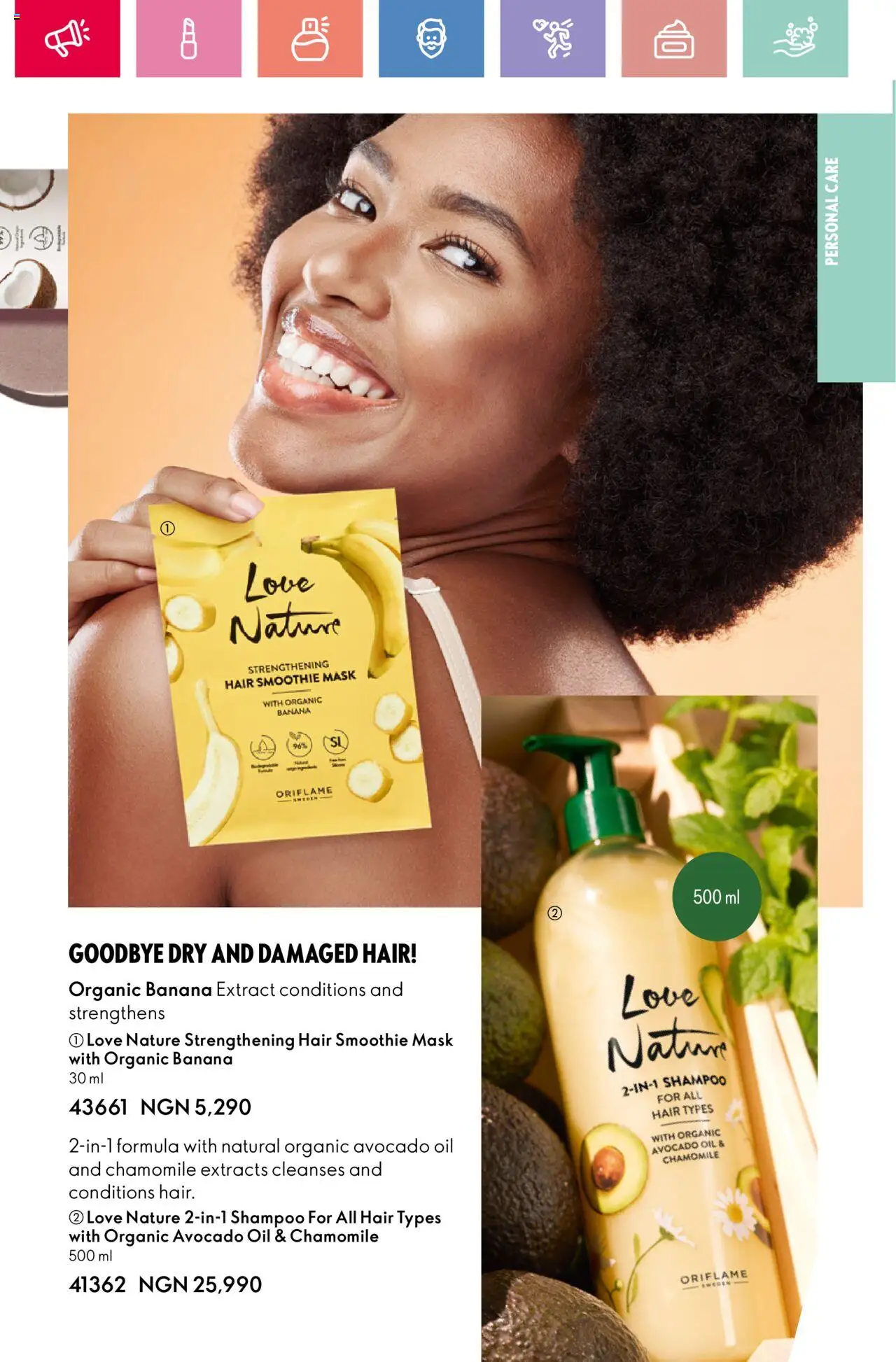 Oriflame -Catalogue valid from 01.04.2025 | Page: 65 | Products: Mošt, Mask, Avocado, Shampoo