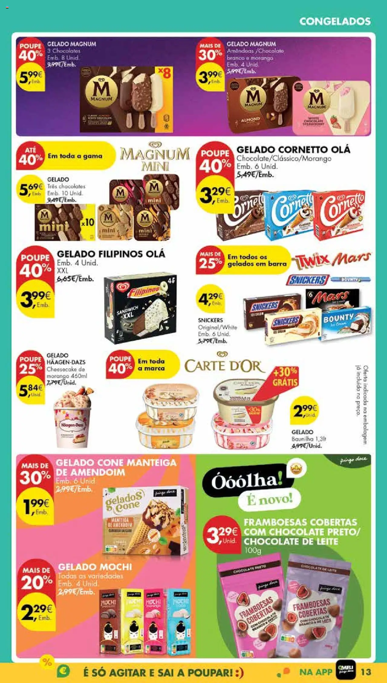 Pingo Doce Poupe Esta Semana Madeira │ válido de 26.08.2025 | Página: 13 | Produtos: Manteiga de amendoim, Amêndoas, Gelado, Chocolate