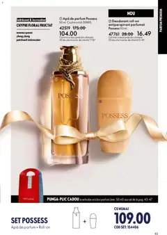 Ofertele Oriflame valabile de la 03.12.2025 | Pagină: 45 | Produse: Apă de parfum, Parfum, Deodorant, Antiperspirant