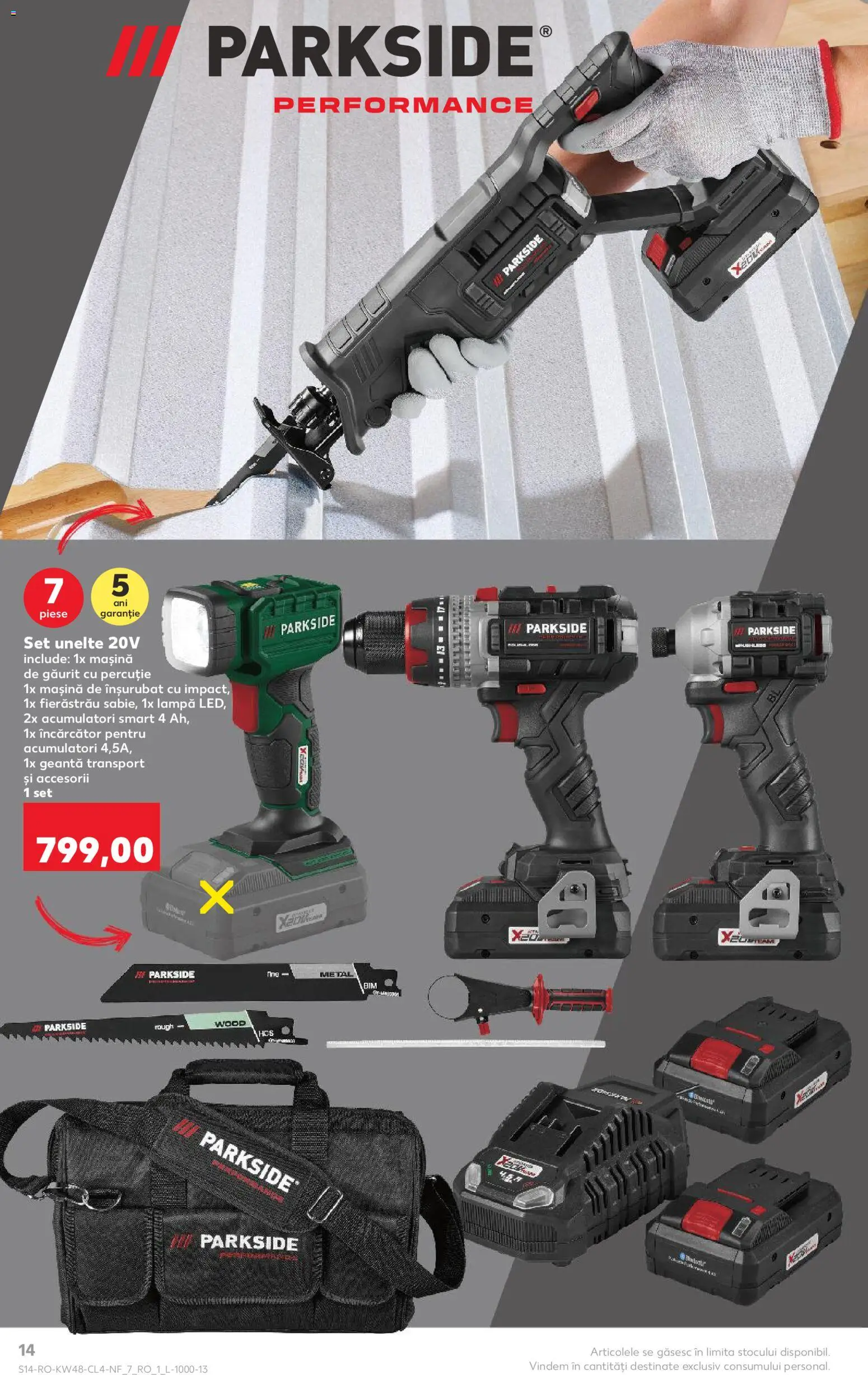 Noul catalog Kaufland – valabil de la 26.11.2025 | Pagină: 14 | Produse: Mașină de găurit, Încărcător, Geantă, Lampă