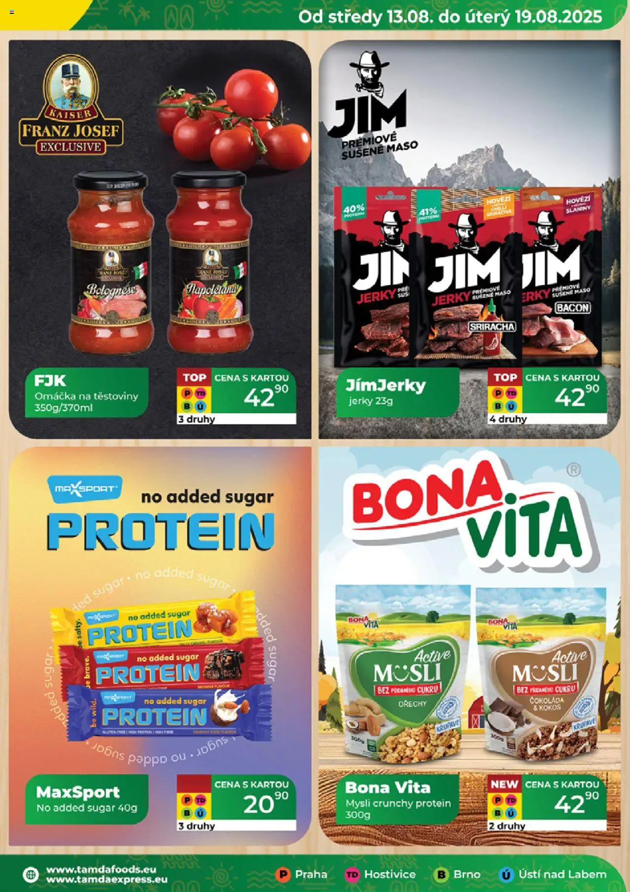 Tamda Foods leták od 13.08.2025 | Strana: 13 | Produkty: Čokoláda, Kokos, Müsli, Protein